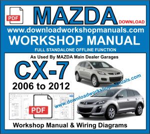 Mazda CX7 Workshop Service Repair Manual Download PDF